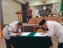 Baznas dan PGRI Parepare Teken MoU Pengelolaan Zakat Tunjangan Sertifikasi Guru