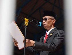 Ketua DPRD Barru Bacakan Teks Proklamasi di Upacara HUT RI Ke-79