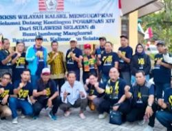 Ketua KKSS Janji Bonus Atlet Sulsel di Porwanas XIV Banjarmasin