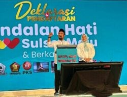 Duet Andalan Hati Resmi Daftar ke KPU, Jadi yang Pertama di Pilgub Sulsel 2024