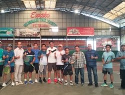 Jelang Porwanas XIV, Tim Tenis Sulsel-Tim Tenis Kemenkumham Gelar Pertandingan Persahabatan