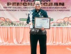 Sudirman Manda Raih Juara 1 Pemilihan Kepsek Berprestasi Tingkat SD se-Kota Parepare Tahun 2024