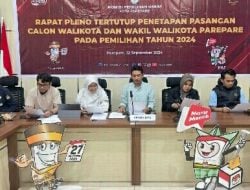 KPU Tetapkan Empat Pasangan Calon di Pilkada Parepare 2024