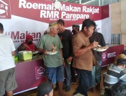 Tahun ke-3 RMR Parepare, Terus Istikamah dengan Layanan Makan Gratis