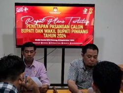 Pilkada Pinrang Diikuti Tiga Paslon, Besok Pengudian Nomor Urut