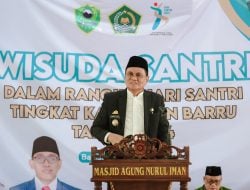 Bupati Barru Hadiri Wisuda Santri di Masjid Agung