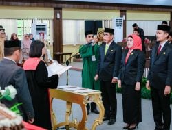 Pimpinan DPRD Barru Resmi Dilantik, Ini Pesan Suardi Saleh