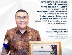 Pertahankan Predikat Badan Publik Informatif, Kementerian ATR/BPN Peringkat ke-4 secara Nasional