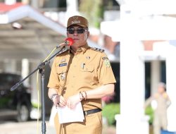 Wakil Bupati Abustan Awali Tugasnya Sebagai Wakil Bupati Pimpin Apel