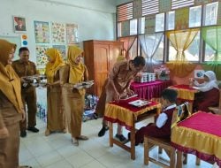 Kepala Dikbud Pinrang, Monitoring Distribusi Hari Pertama Program MBG,Pasca Libur Lebaran