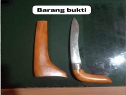 Polres Parepare Amankan Pria Bawa Sajam Tanpa Izin Resmi Terancam 10 Tahun Penjara
