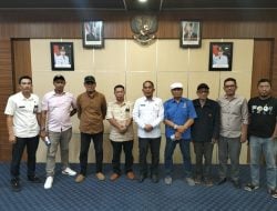 Panitia Konferensi PWI Parepare Audiens dengan Sekkot