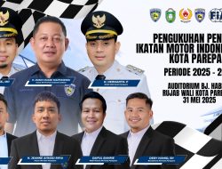 RMS dan TSM Dijadwalkan Hadiri Pelantikan Pengurus IMI Parepare