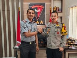 Kalapas Parepare Sambangi Mako Batalyon B Pelopor Brimob Polda Sulsel