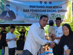 Rayakan Idul Adha 1446 H, Batalyon B Pelopor Satbrimob Polda Sulsel Sembelih 41 Ekor Sapi Kurban