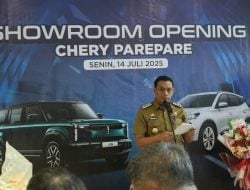 Wawali Hermanto Apresiasi Pembukaan Showroom Chery di Parepare, Dorong Investasi dan Serap Tenaga Kerja Lokal