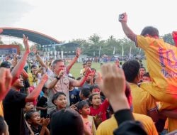 Kalahkan  Maros, Tim Sepak Bola Barru Lolos ke Porprov Sulsel 2026