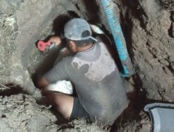 Kondisi Bebatuan, PAM Tirta Karajae Benahi Pipa Bocor, Suplai Air Terdampak di 10 Wilayah
