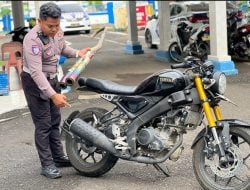 Operasi Patuh Pallawa 2025: Satlantas Polres Parepare Tindak Pengendara Gunakan Knalpot Brong!