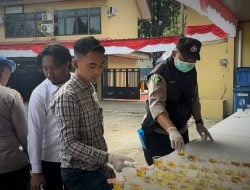 Ratusan Polisi di Maros Jalani Tes Urine Mendadak