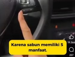 Sabun Batangan Jadi Tren Baru Pengganti Parfum Mobil, Ada Tapinya